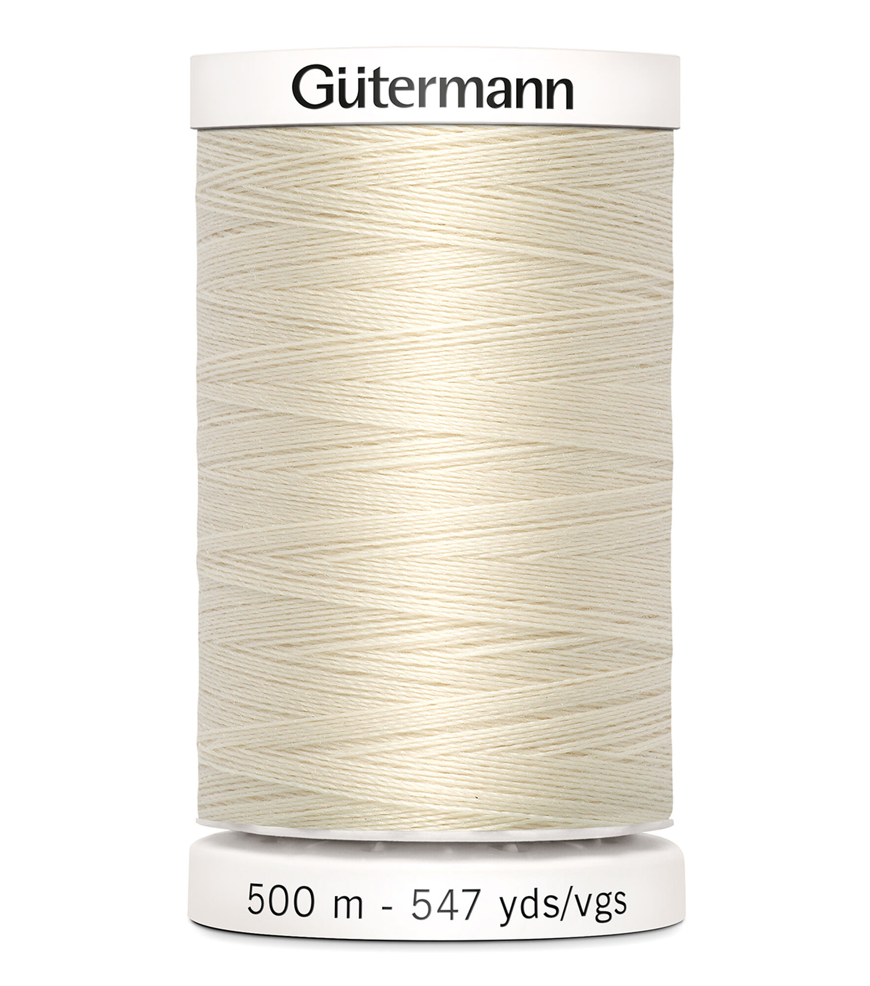 Gutermann Sew All Thread 500 Meter, 22 Eggshell, hi-res