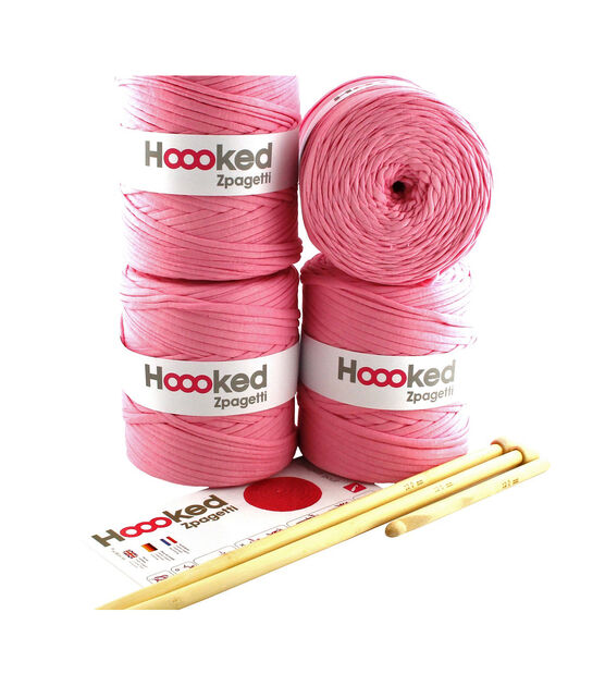 Hoooked Zpagetti Pouf Crochet & Knitting Kit, , hi-res, image 2