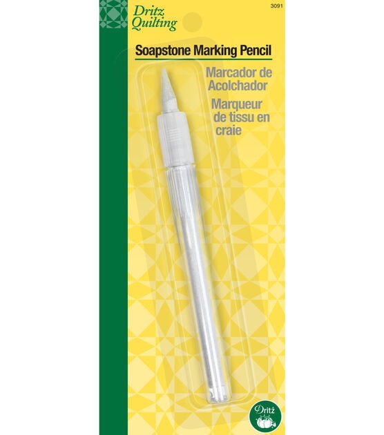 Dritz Soapstone Marking Pencil, White