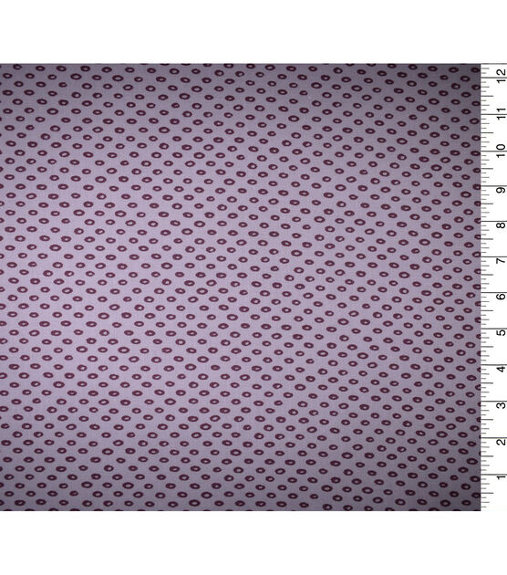 Dark Purple Dots Quilt Cotton Fabric by Quilter's Showcase