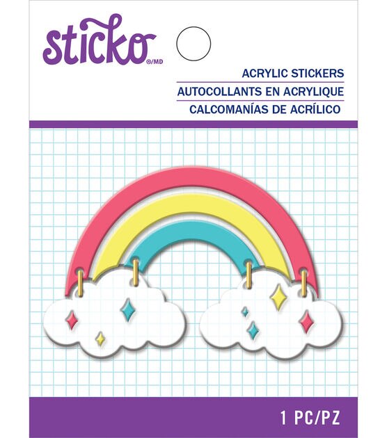 Sticko Rainbow Acrylic Stickers