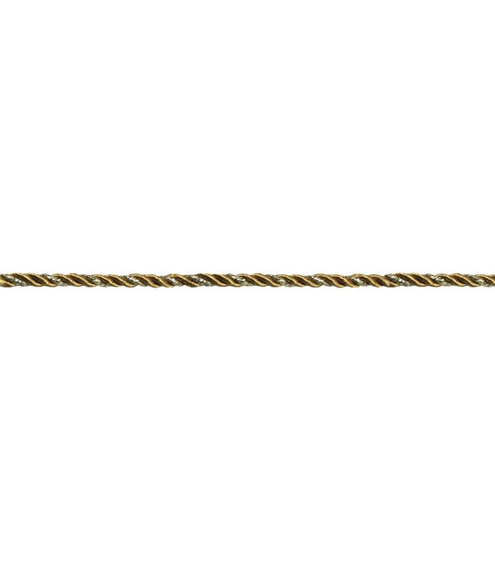 Simplicity Metallic Cord Apparel Trim 0.19''x6' Gold