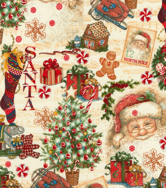 Robert Kaufman Gifts Christmas Cotton Fabric