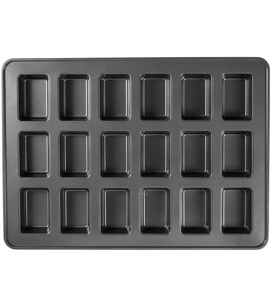 Wilton 18 Cavity Perfect Results Mini Loaf Pan, , hi-res, image 2