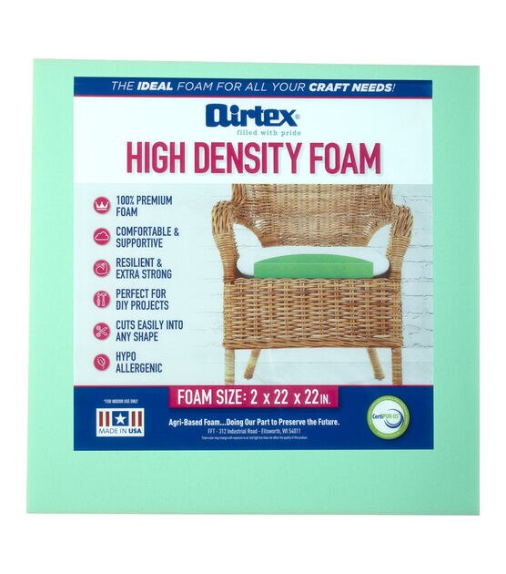 6 X 58 X 32 Upholstery Foam Cushion (Seat Replacement , Upholstery