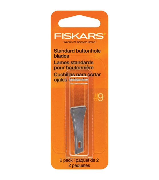Fiskars Standard #9 Buttonhole Blades 2pk