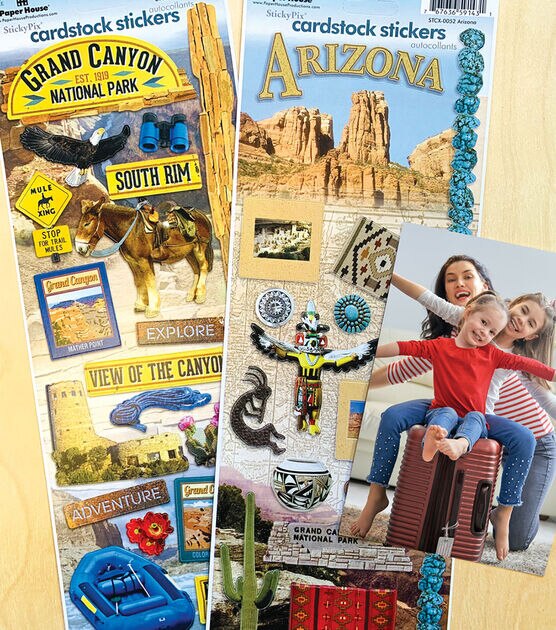 Paper House Grand Canyon Cardstock Sticker 2pk, , hi-res, image 2