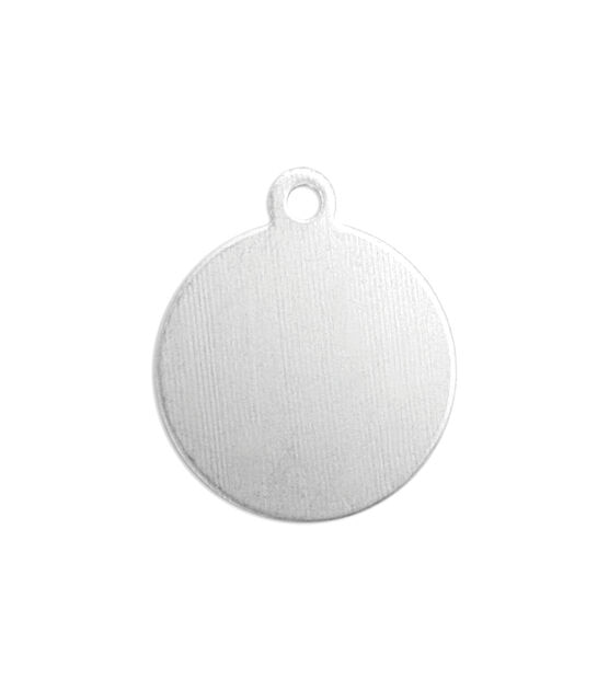 ImpressArt 0.63'' Alkeme Circle Tag with Ring Premium Stamping Blanks