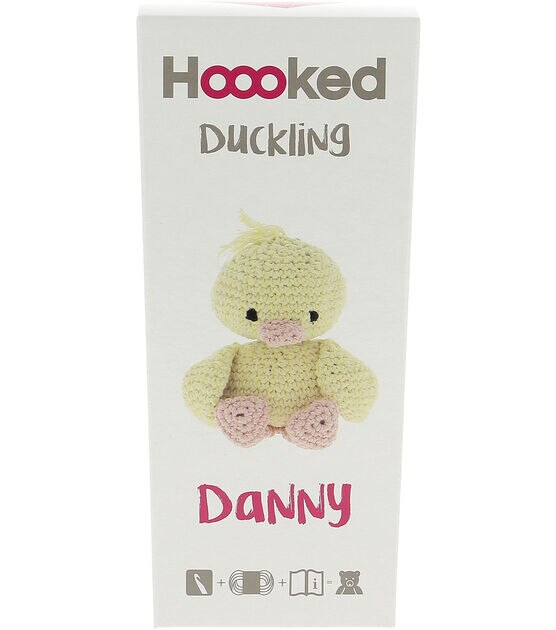 Hoooked Yellow & Peach Duckling Danny Crochet Kit