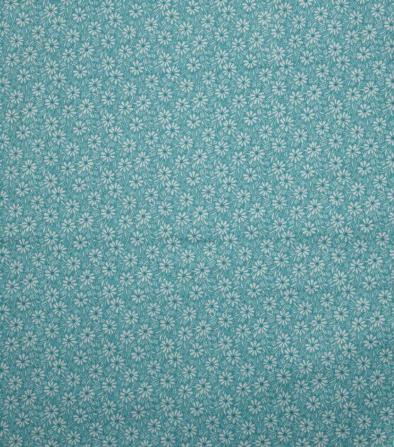 Flower Patch on Teal Quilt Cotton Fabric by Keepsake Calico, , hi-res, image 2