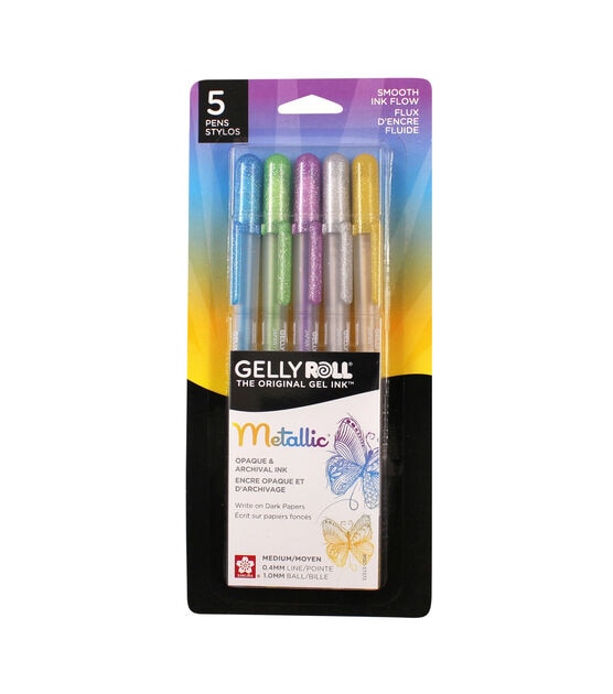 Sakura Gelly Roll Light Metallic Pen Set 5pc