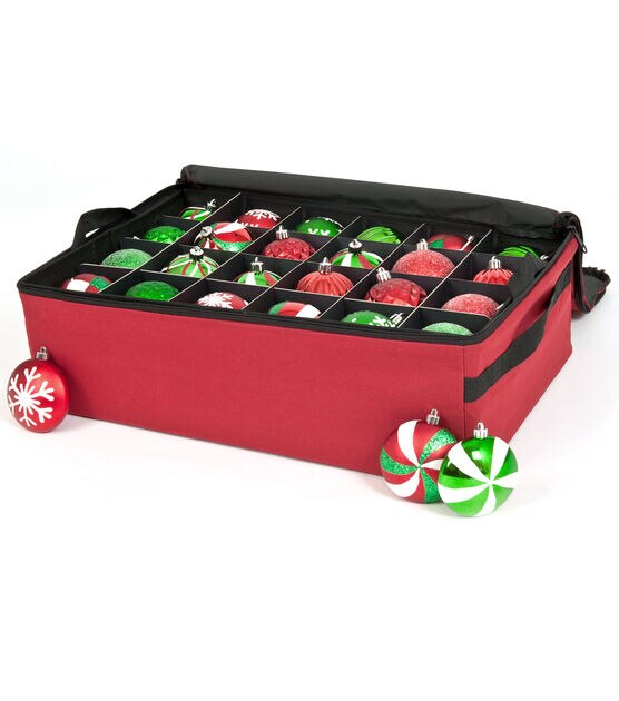 Santa's Bags Two Tray 4in Ornament Storage Box