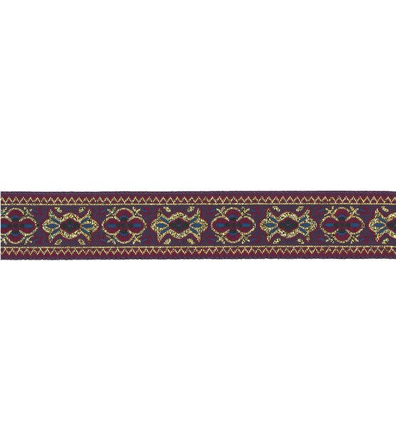Simplicity Woven Band Trim 0.94'' Multi Tapestry, , hi-res, image 2