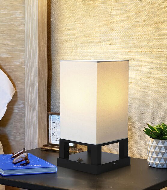 Brightech Maxwell LED Table Lamp with USB Port - Black, , hi-res, image 2