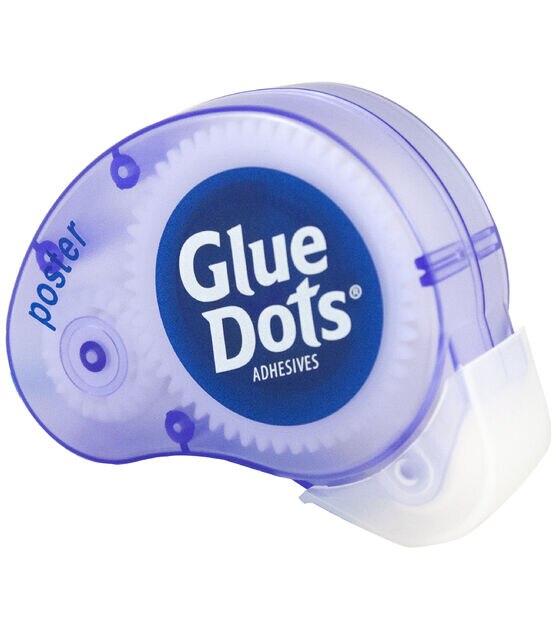 Glue Dots .375" Poster Dot Disposable Dispenser 200 Clear Dots, , hi-res, image 3