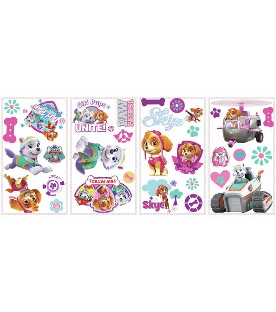 RoomMates Wall Decals Paw Patrol Girl Pups