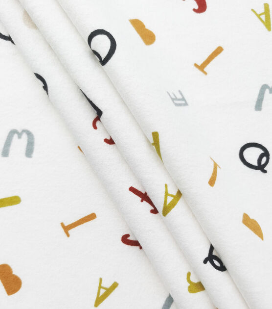 ABC Letters Nursery Flannel Fabric by Lil' POP!, , hi-res, image 2