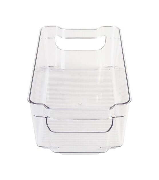 Honey Can Do 12.5" Clear Refrigerator Organizer Bins 4ct, , hi-res, image 12