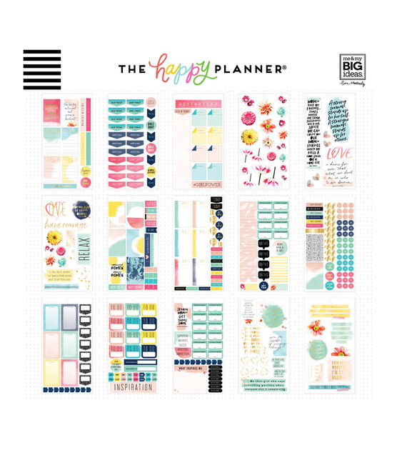 635pc Empowering Woman Happy Planner Sticker Pack, , hi-res, image 2