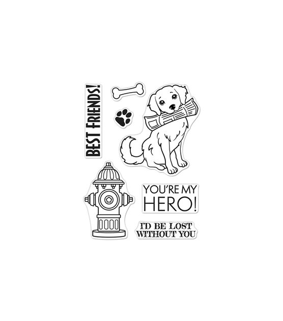 Hero Arts Clear Stamp Greetings Hero