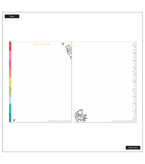 Happy Planner 60 Sheet Disney Winnie the Pooh True to You Big Notebook, , hi-res, image 4