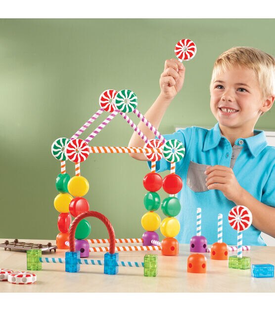 Learning Resources 7" Candy Construction Building Set 92ct, , hi-res, image 4
