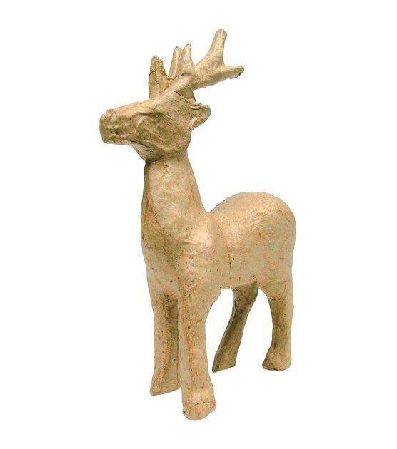 Paper Mache Figurine 4.5 Reindeer