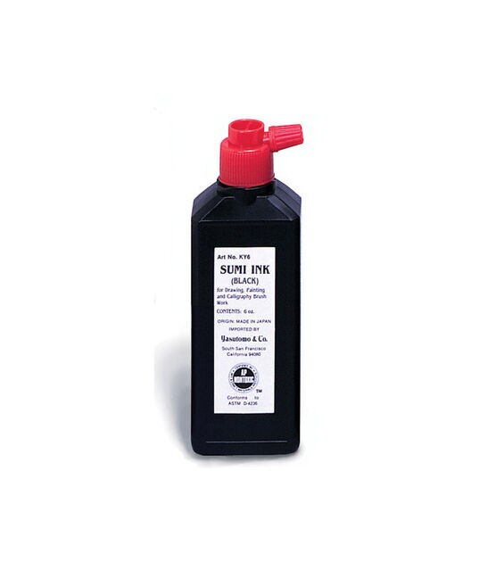 Black  sumi Ink 6oz