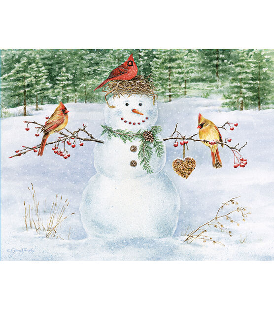 LANG Happy Snowman Boxed Christmas Cards
