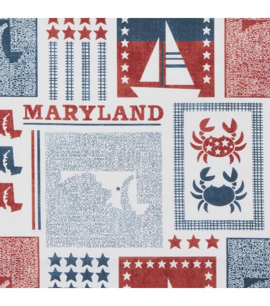 Maryland State Pride Cotton Fabric Quarter Bundle, , hi-res, image 4