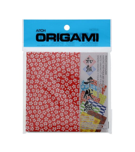 Origami Paper 4.5"X4.5" 40 Pkg Kimono & Folk Art