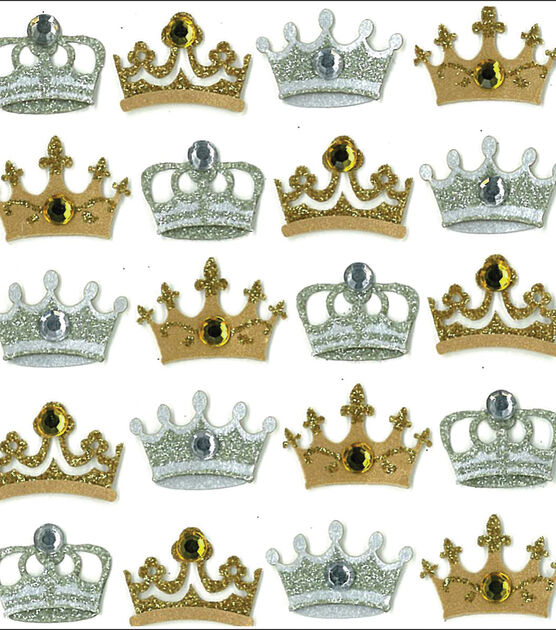 Jolee's Mini Repeats Stickers Crowns