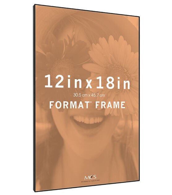 MCS 12" x 18" Front Loading Black Wall Frame, , hi-res, image 2