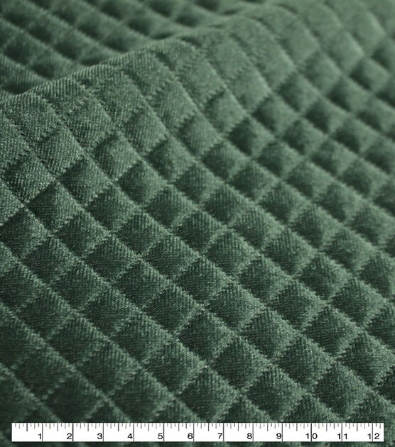 Sycamore Small Diamond Quilted Velour Fabric, , hi-res, image 2