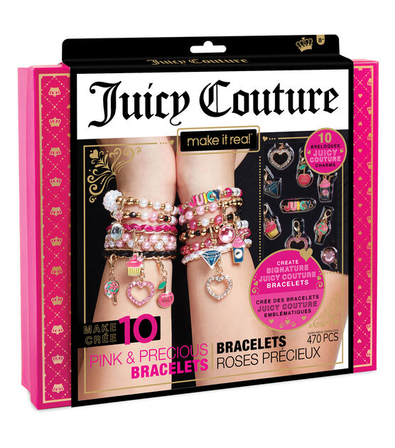 🎀 Juicy couture necklace+bracelet🎀, Pink bedazzled
