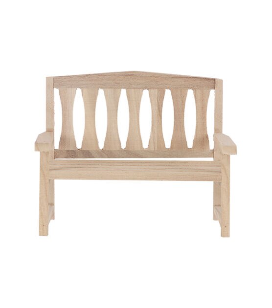 3D Wooden Furniture Bench by Park Lane, , hi-res, image 1