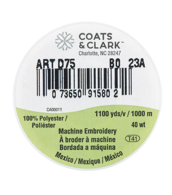 Coats & Clark Polyester Mini King Spool 1100 yds, , hi-res, image 3