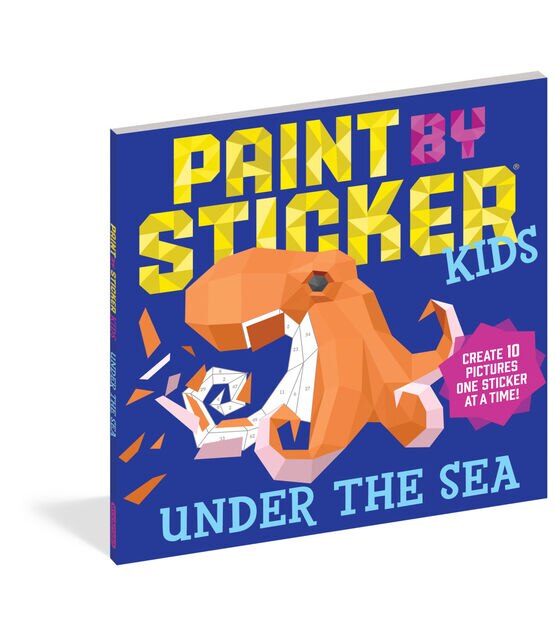 Workman Publishing Under the Sea Paint By Sticker Book, , hi-res, image 3