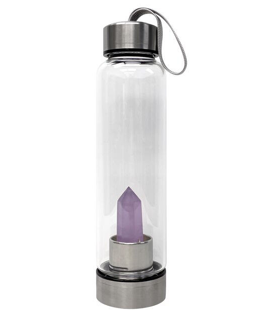 Crystal Water Bottle Amethyst