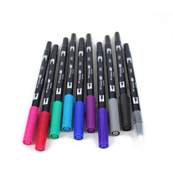 Tombow Dual Brush Pen Set of 10, Holiday