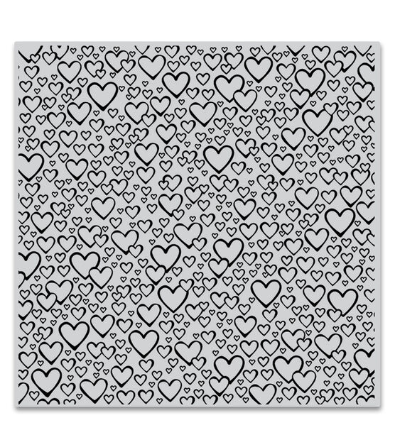 Hero Arts Cling Stamps 6''X6'' Bursting With Love