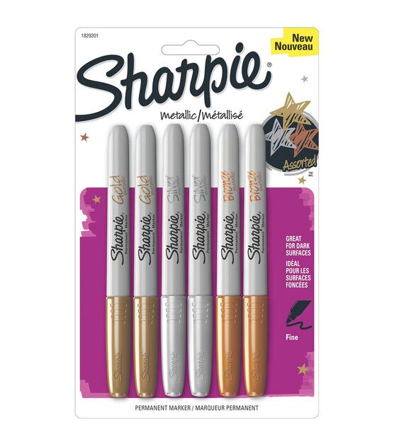 Sharpie 12ct Glam Pop Fine Permanent Markers