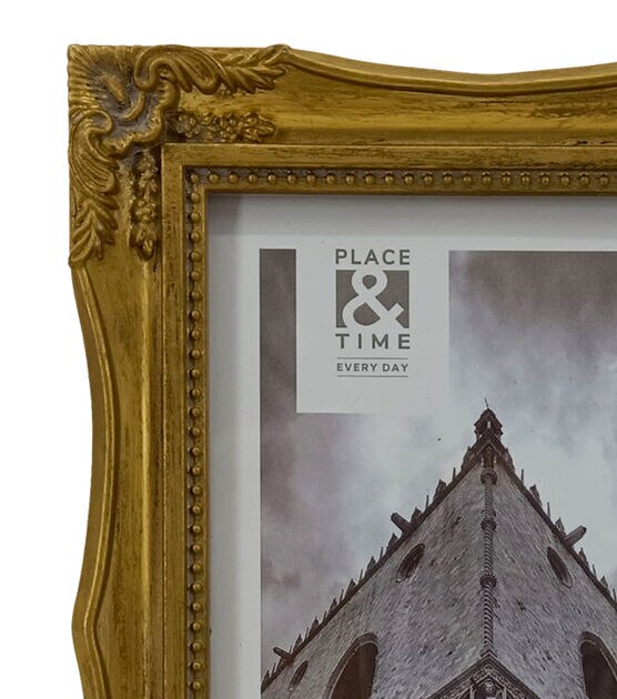 10" x 8" Gold Ornate Corners Tabletop Picture Frame by Place & Time, , hi-res, image 5