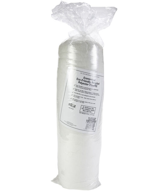 Eco Friendly Recycled Polyester Fiber Fill White