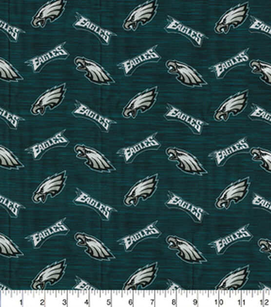Fabric Traditions Philadelphia Eagles Heather NFL Cotton Fabric, , hi-res, image 2