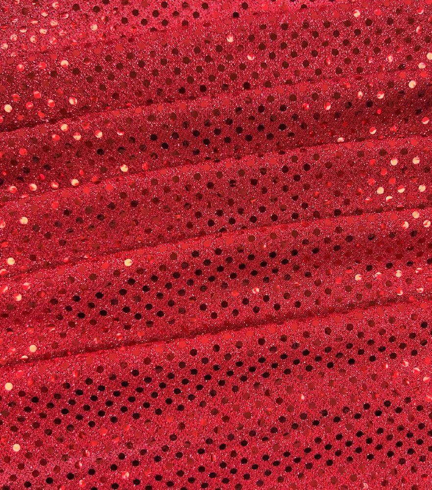 Special Occasion Fabric Confetti Dot, Red On Red, swatch