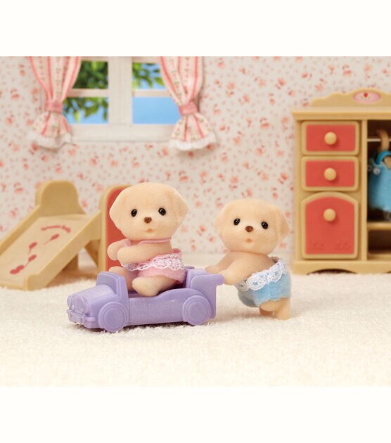 Calico Critters Yellow Labrador Twins, , hi-res, image 2