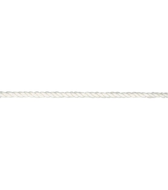 Simplicity Twisted Cotton Cord Trim 0.19'' White, , hi-res, image 2
