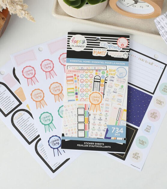 734pc Essential Home Happy Planner Stickers, , hi-res, image 6