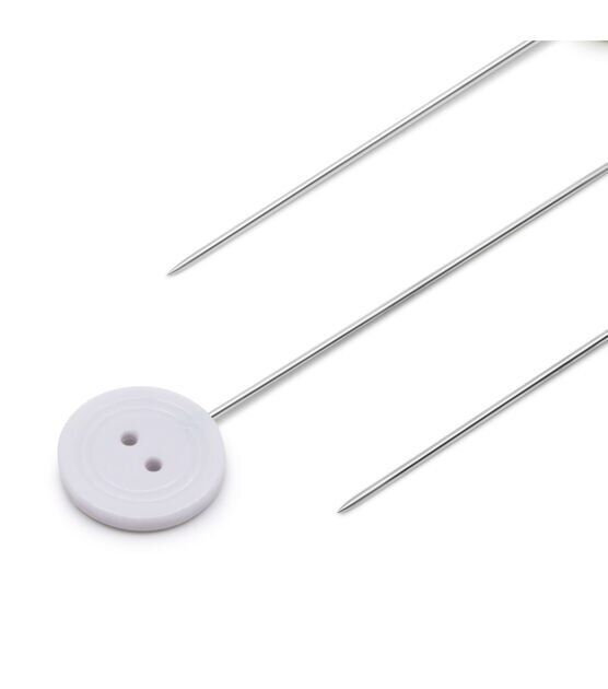 Dritz Flat Button Head Pins, Assorted, 50 pc, , hi-res, image 2